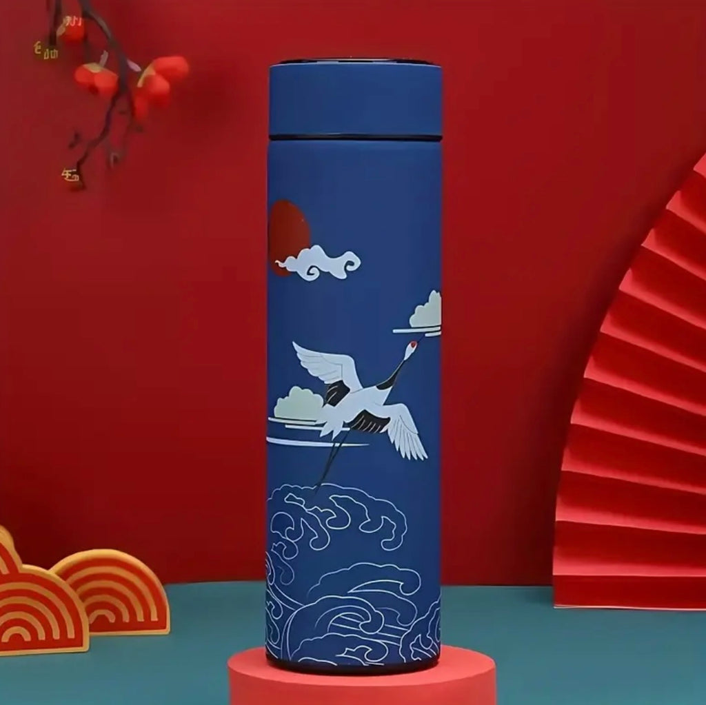 Smart Insulated Bottle with LED
Display - 500 ml in Stainless Steel, Real-Time Temperature