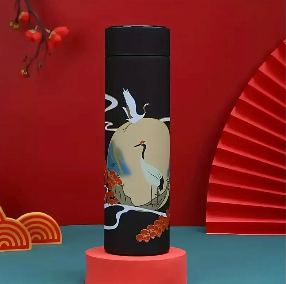 Smart Insulated Bottle with LED
Display - 500 ml in Stainless Steel, Real-Time Temperature