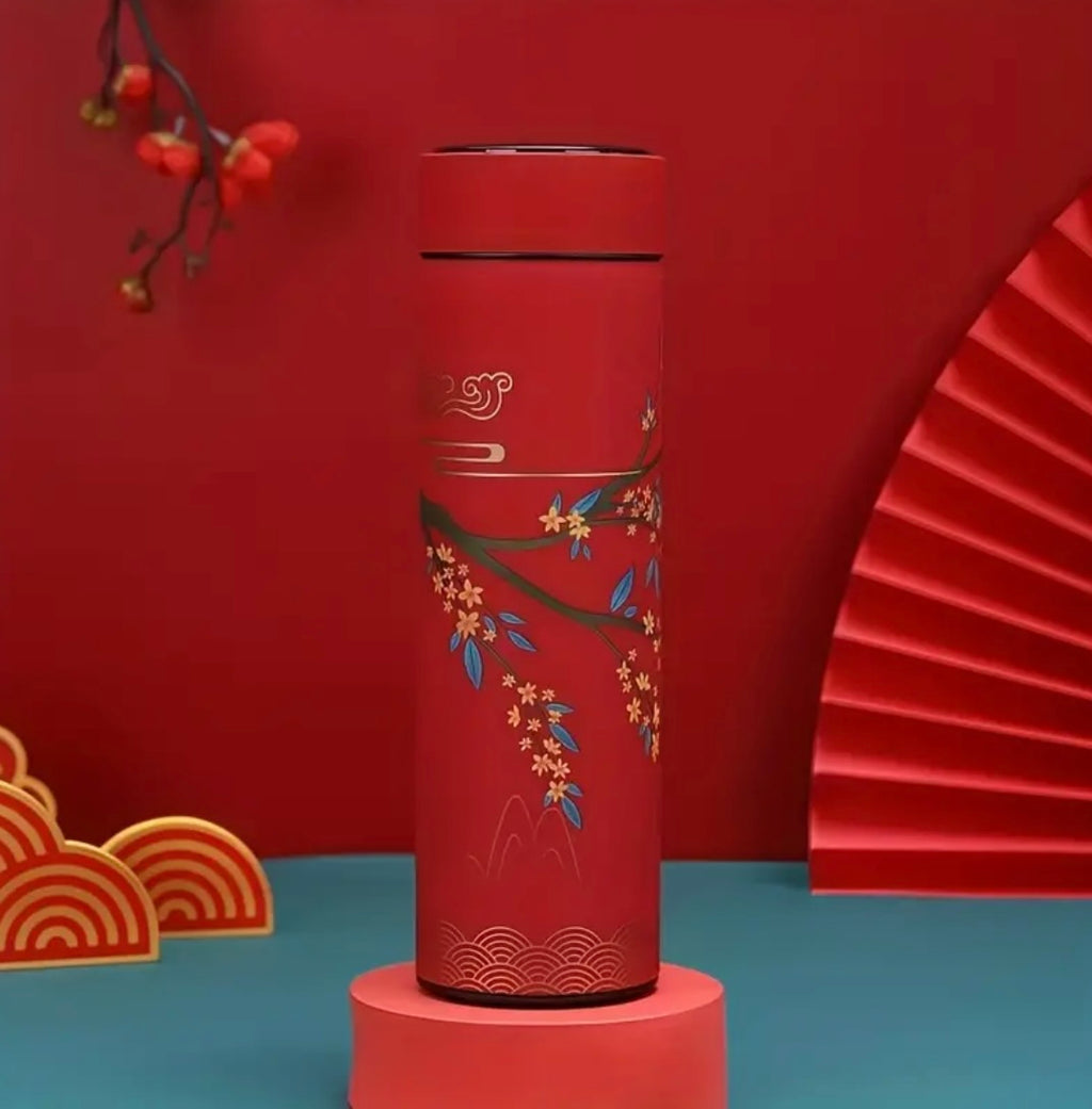 Smart Insulated Bottle with LED
Display - 500 ml in Stainless Steel, Real-Time Temperature